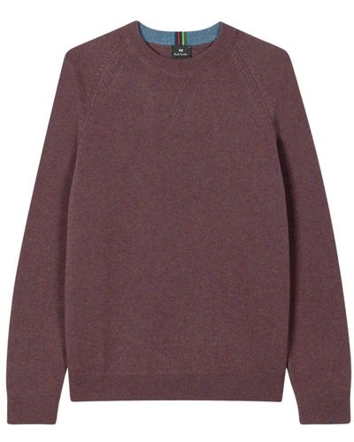 PS by Paul Smith Round-Neck Knitwear - Purple