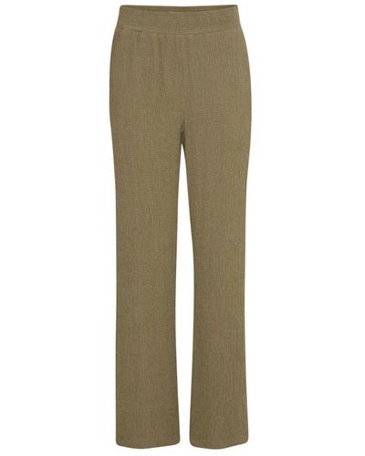 B.Young Wide Trousers - Green