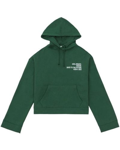 Axel Arigato "cure cropped hoodie" - Verde