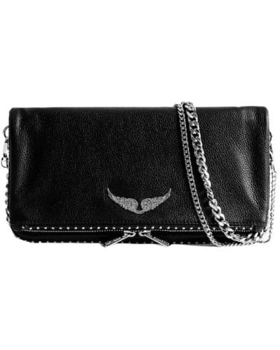 Zadig & Voltaire Rock studs clutch - Schwarz