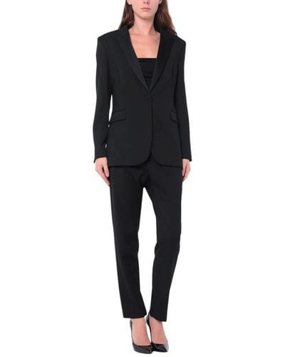 Seventy Single Breasted Suits - Black