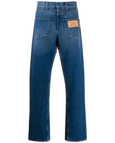 Burberry Regular Fit Jeans - Blauw