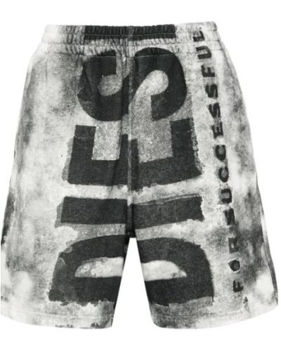 DIESEL Stylische denim shorts für den sommer - Grau