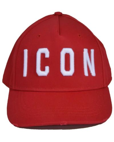 DSquared² Icona berretto da baseball - Rosso