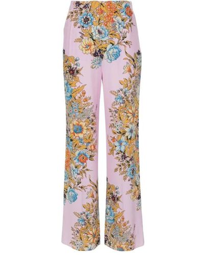 Etro Wide Trousers - Pink