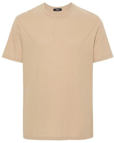 Herno T-Shirts - Natural