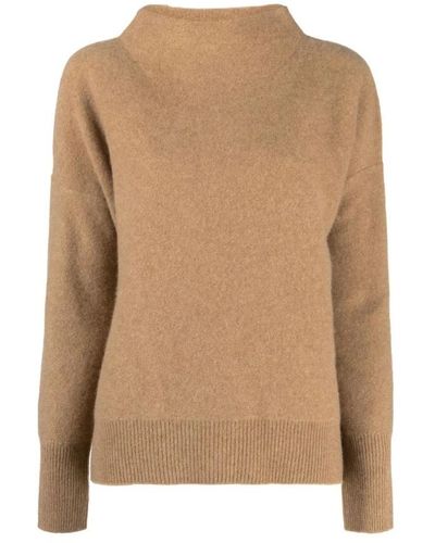 Vince Round-Neck Knitwear - Natural