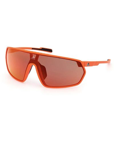 adidas Sportliche sonnenbrille für männer und frauen - Rot