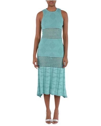 Akep Dresses > day dresses > knitted dresses - Bleu