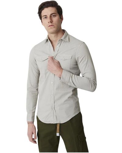 Dondup Casual Shirts - Grey