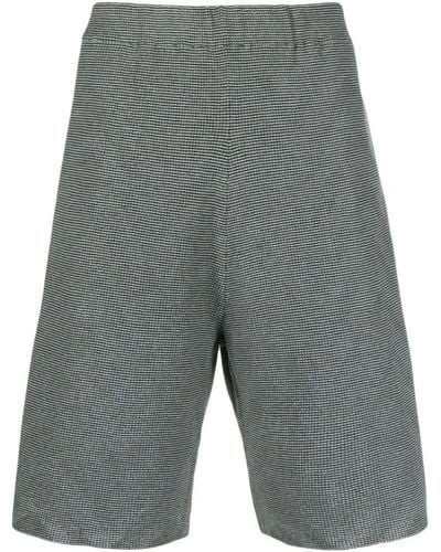 Isa Boulder Graue stretch-acryl-shorts