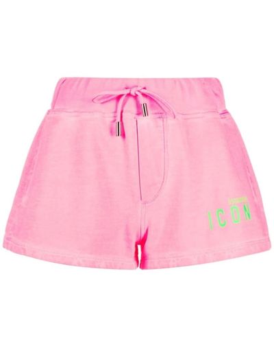 DSquared² Short shorts - Rosa