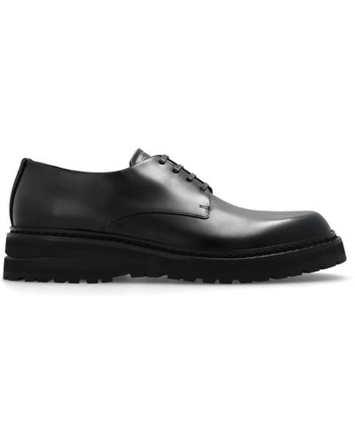 Giorgio Armani Shoes > flats > laced shoes - Noir