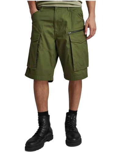 G-Star RAW Casual olive shadow shorts - Grün
