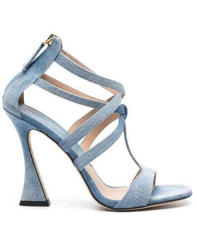 Ermanno Scervino High Heel Sandals - Blue