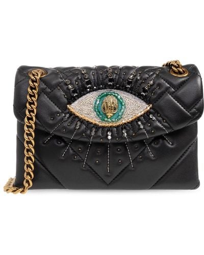 Kurt Geiger Borsa a tracolla in pelle kensington mini - Nero