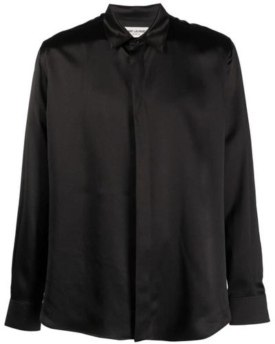 Saint Laurent Casual Shirts - Black