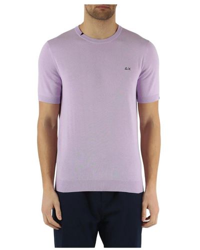 Sun 68 T-Shirts - Purple