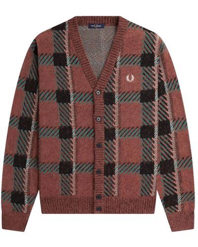 Fred Perry Whisky brauner cardigan