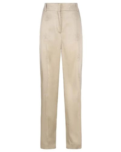 Burberry Trousers > straight trousers - Neutre