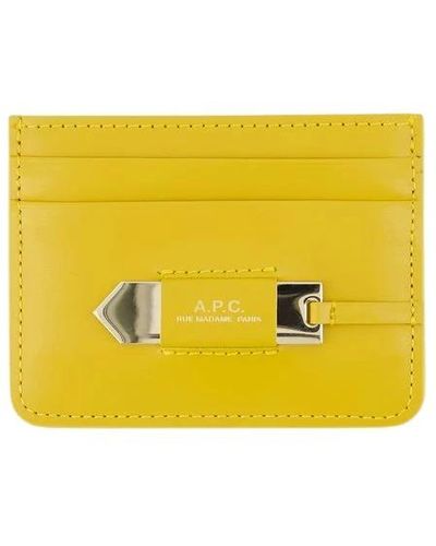 A.P.C. Wallets cardholders - Giallo