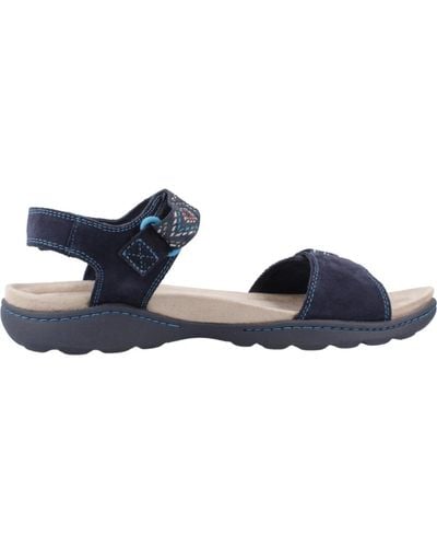 Clarks Shoes > sandals > flat sandals - Bleu