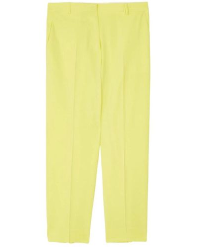 Ottod'Ame Cropped Trousers - Gelb