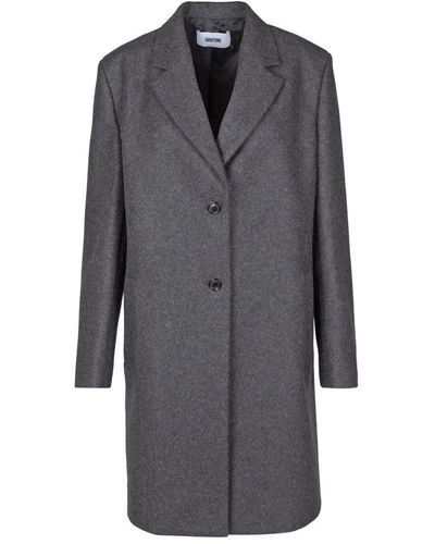 Mauro Grifoni Single-Breasted Coats - Grey
