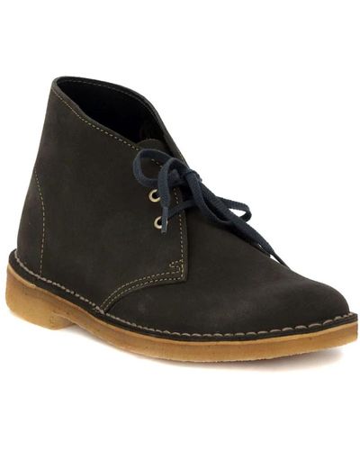 Clarks Shoes Desert Boot W Loden - Nero