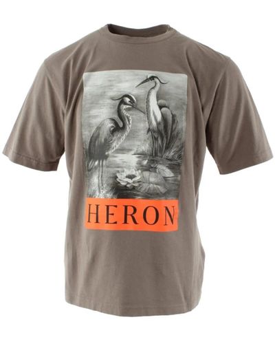 Heron Preston T-Shirts - Gray