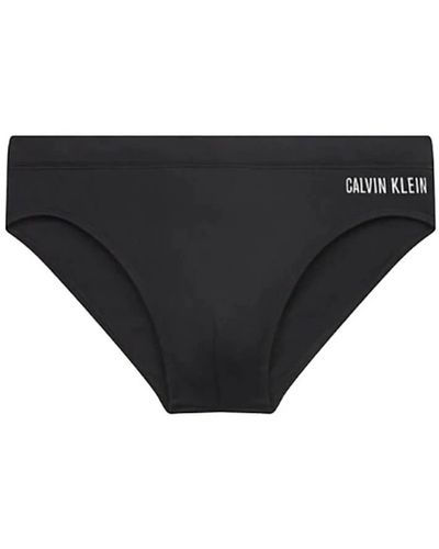 Calvin Klein Shorts con logo a contrasto - Nero
