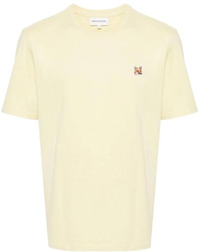 Maison Kitsuné T-Shirts - Natural