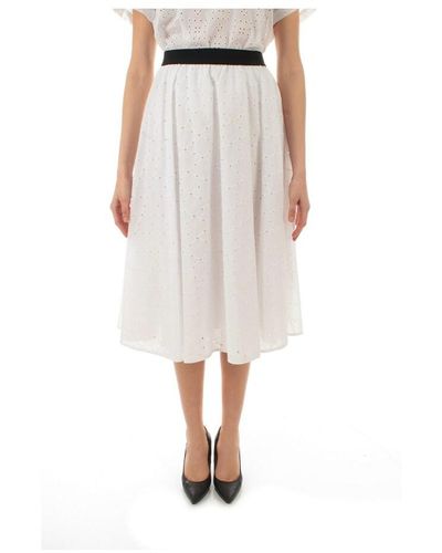 iBlues 710105212 skirt - Blanco