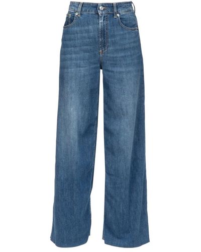 Department 5 Jeans > wide jeans - Bleu