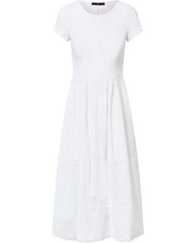 High Midi dresses - Weiß