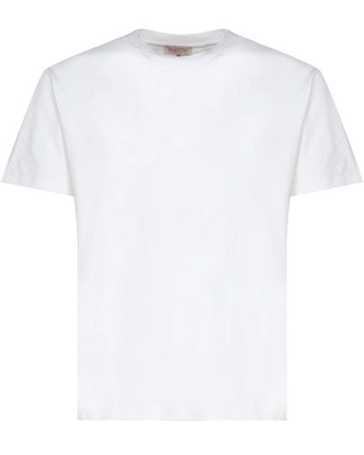 Valentino Garavani Weiße t-shirts und polos mit 98% baumwolle