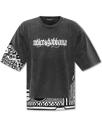 Dolce & Gabbana T-Shirts - Black