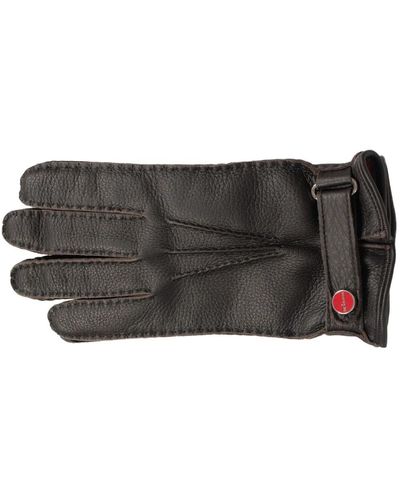 Kiton Handschuhe aus glattem kalbsleder - Schwarz