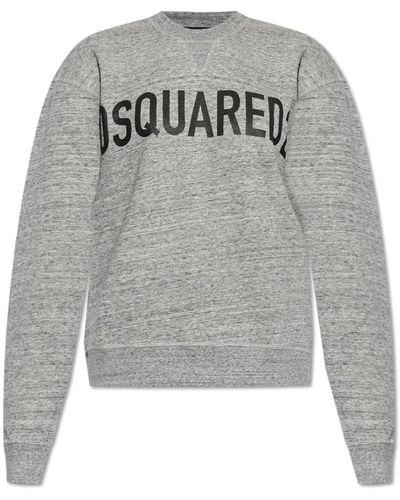 DSquared² Sweatshirt mit logo - Grau