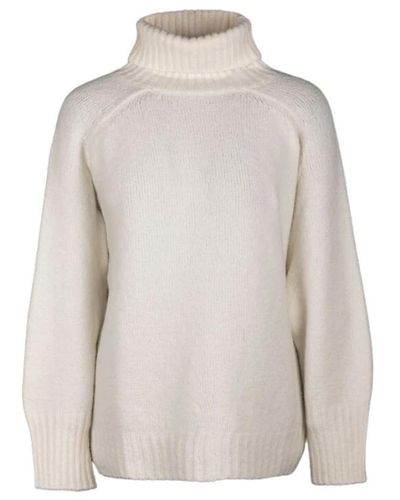 Moorer Velvet turtleneck sweater - Gris