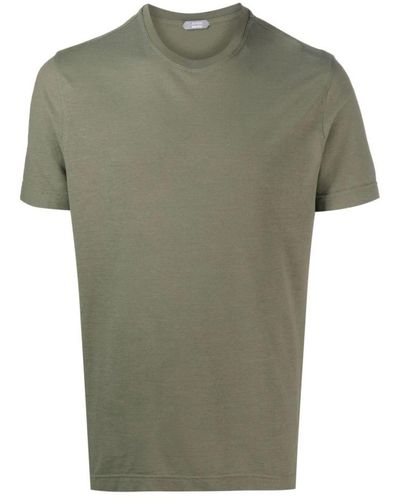 Zanone T-Shirts - Green