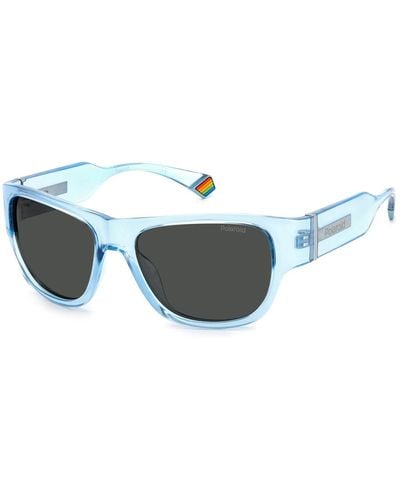 Polaroid Azure/graue sonnenbrille - Blau
