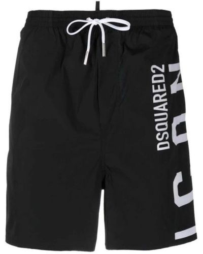 DSquared² Short Shorts - Black