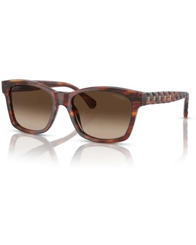 Chanel 5484 sole occhiali da sole - Marrone