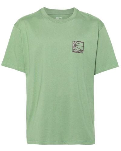 Rassvet (PACCBET) Mini logo grünes t-shirt