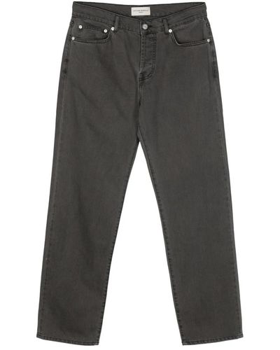 Officine Generale Jeans in denim di cotone grigio medio