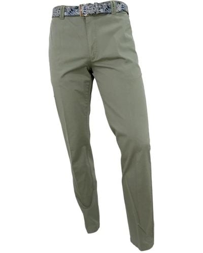 Meyer Straight Trousers - Green
