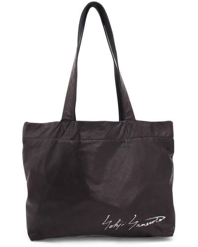 Yohji Yamamoto Tote Bags - Black