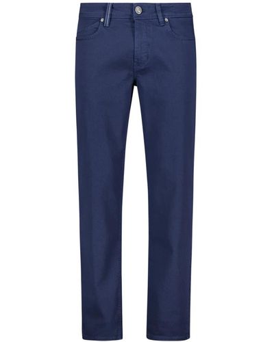 Re-hash Trousers > straight trousers - Bleu