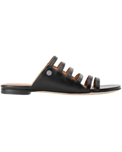 STAUD Shoes > flip flops & sliders > sliders - Noir